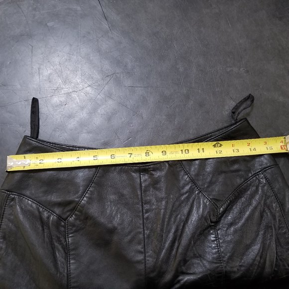 Vintage Verducci Genuine Leather Womans High Waist Pants Size 10 - Picture 6 of 12
